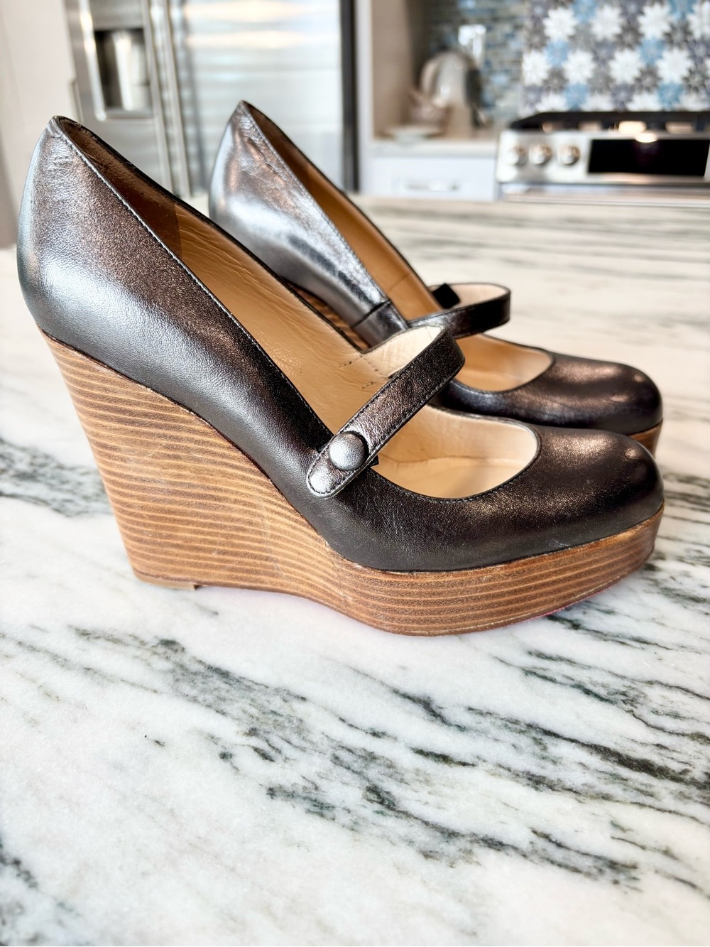 Christian Louboutin Mary Jane Wedge